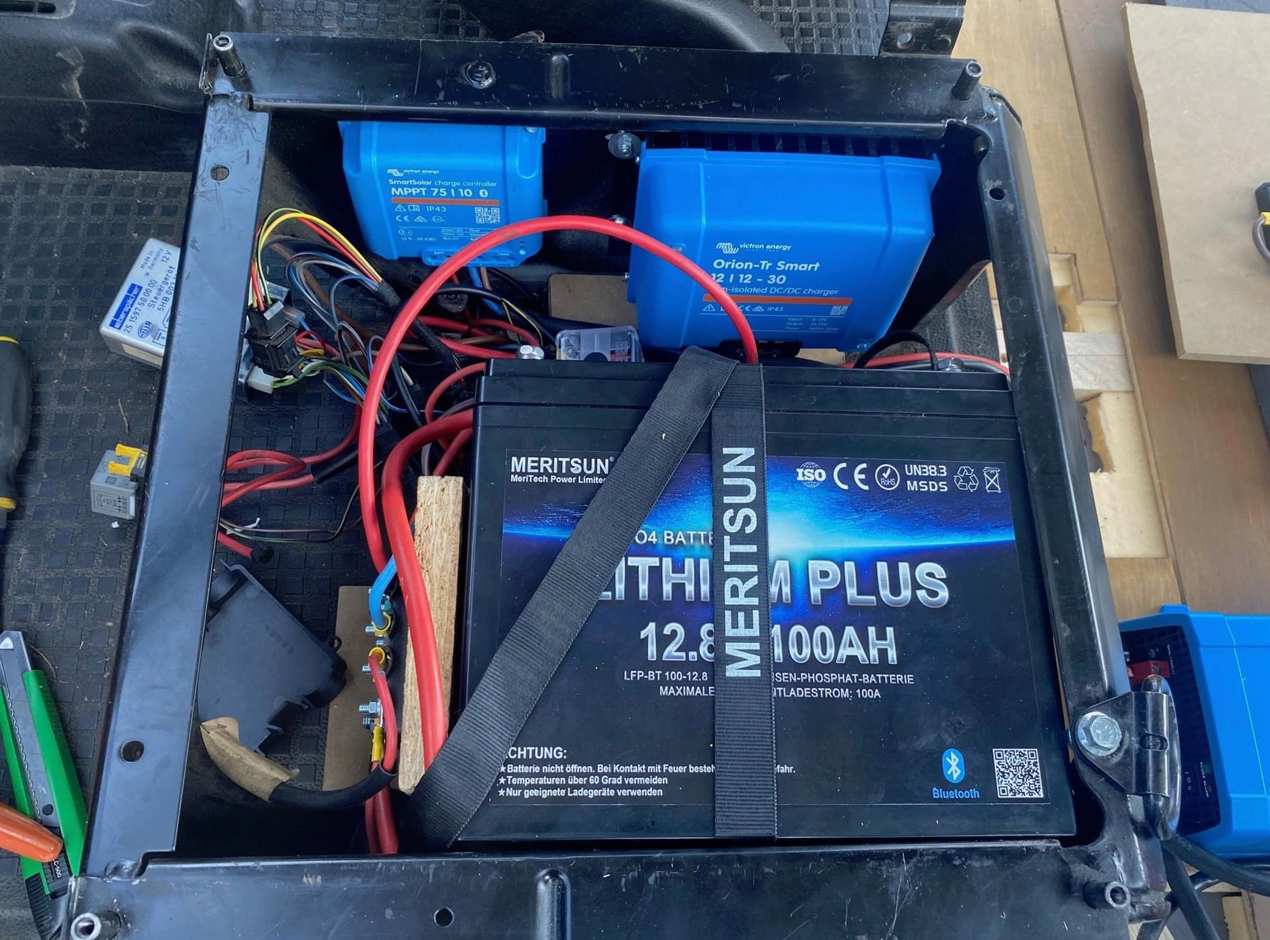 MERITSUN 12V100AH LIFEPO4 BATTERY FOR 55 LBS MOTOR