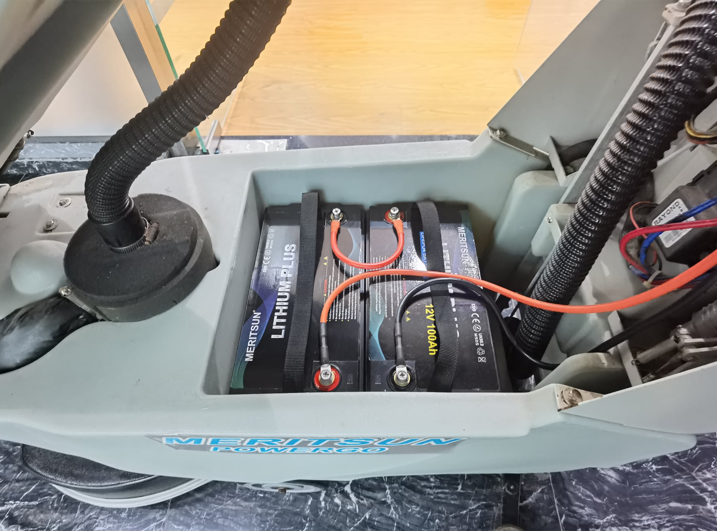 MERITSUN 24V100AH LIFEPO4 BATTERY FOR MACHINE