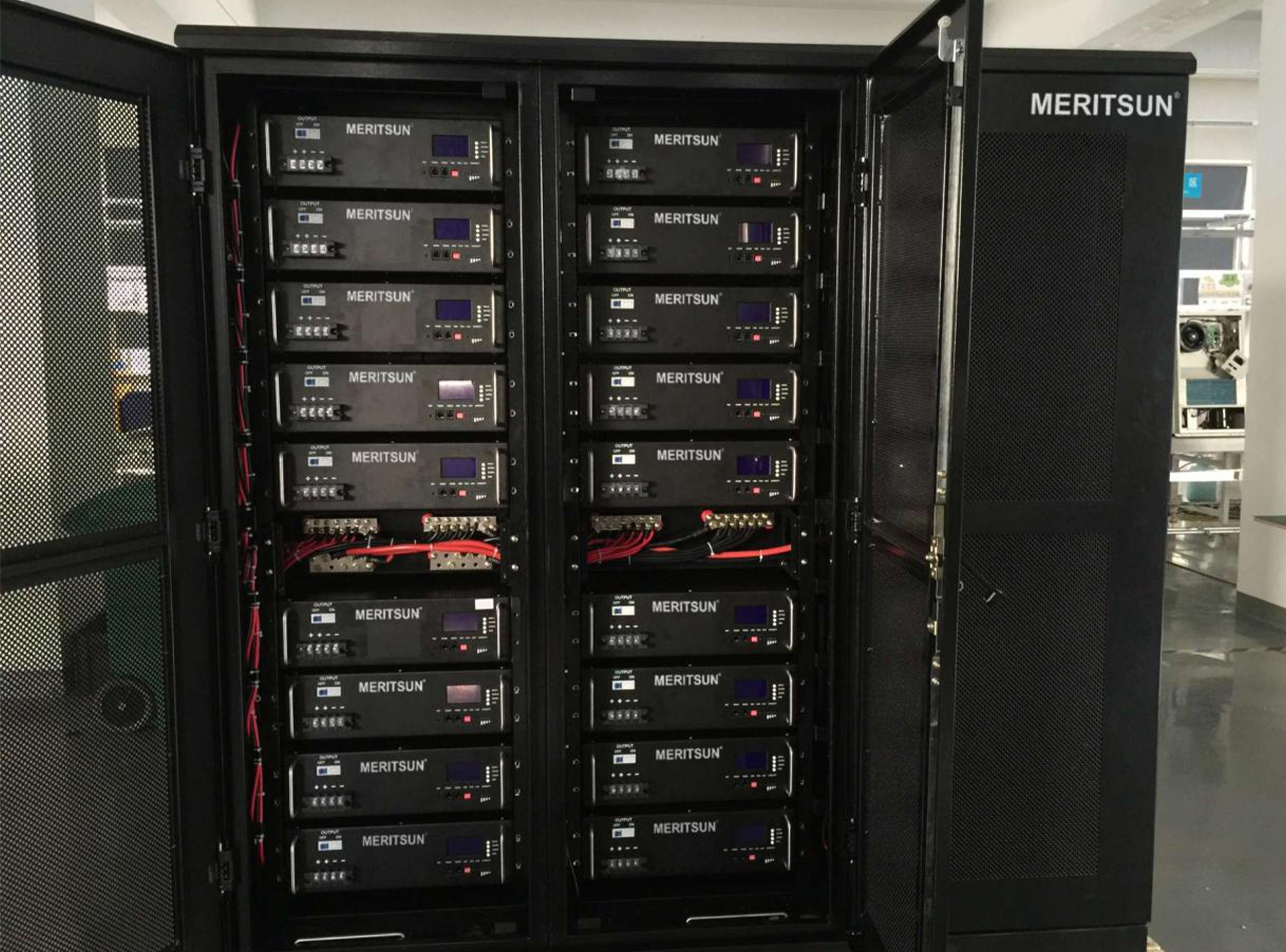 MERITSUN 135kWh LIFEPO4 BATTERY FOR HYBRID SOLAR SYSTEM IN INDONESIA