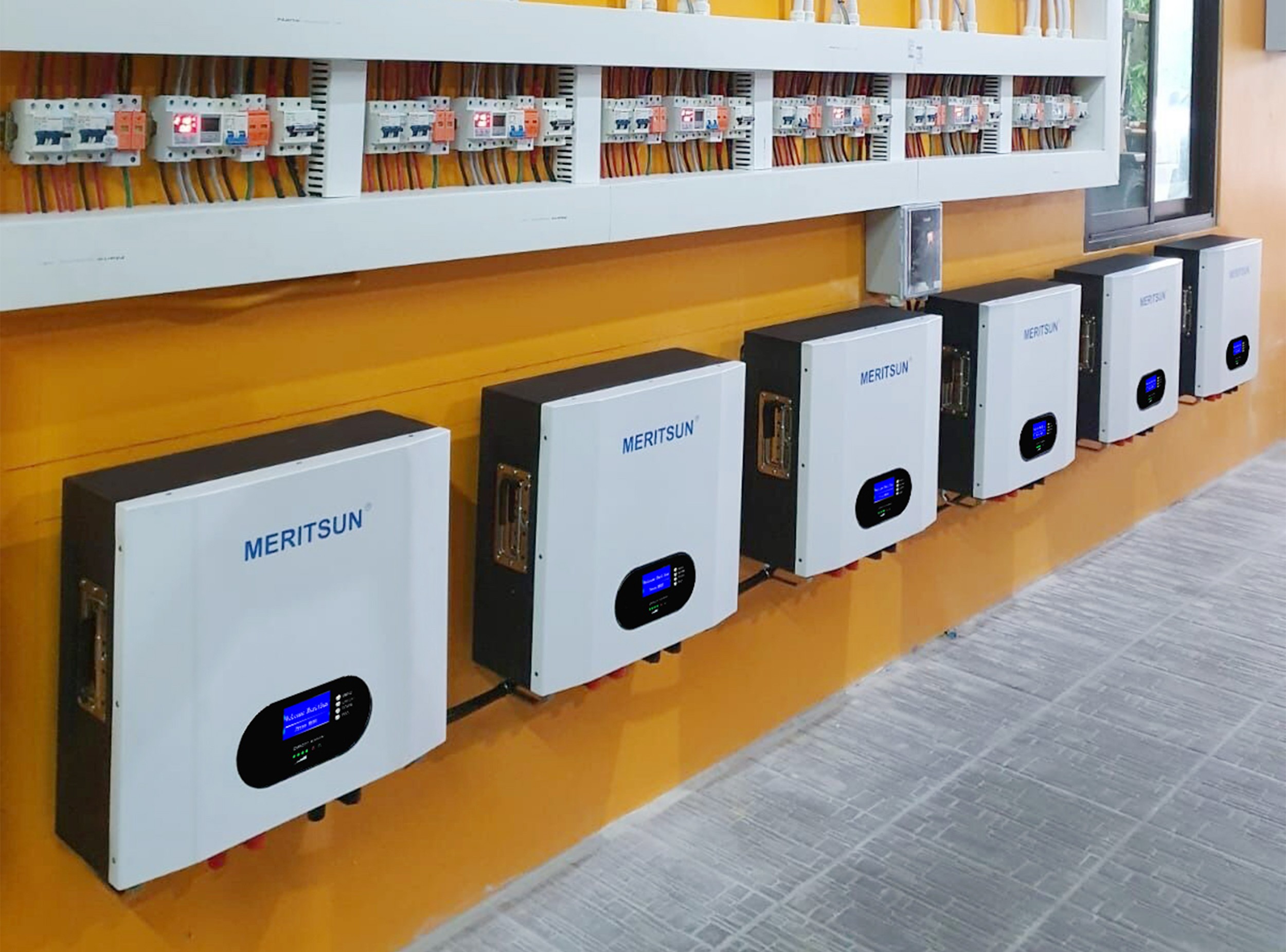 MERITSUN 30kWh POWERWALL LIFEPO4 BATTERY FOR HYBRID SOLAR SYSTEM IN PHILIPPINE