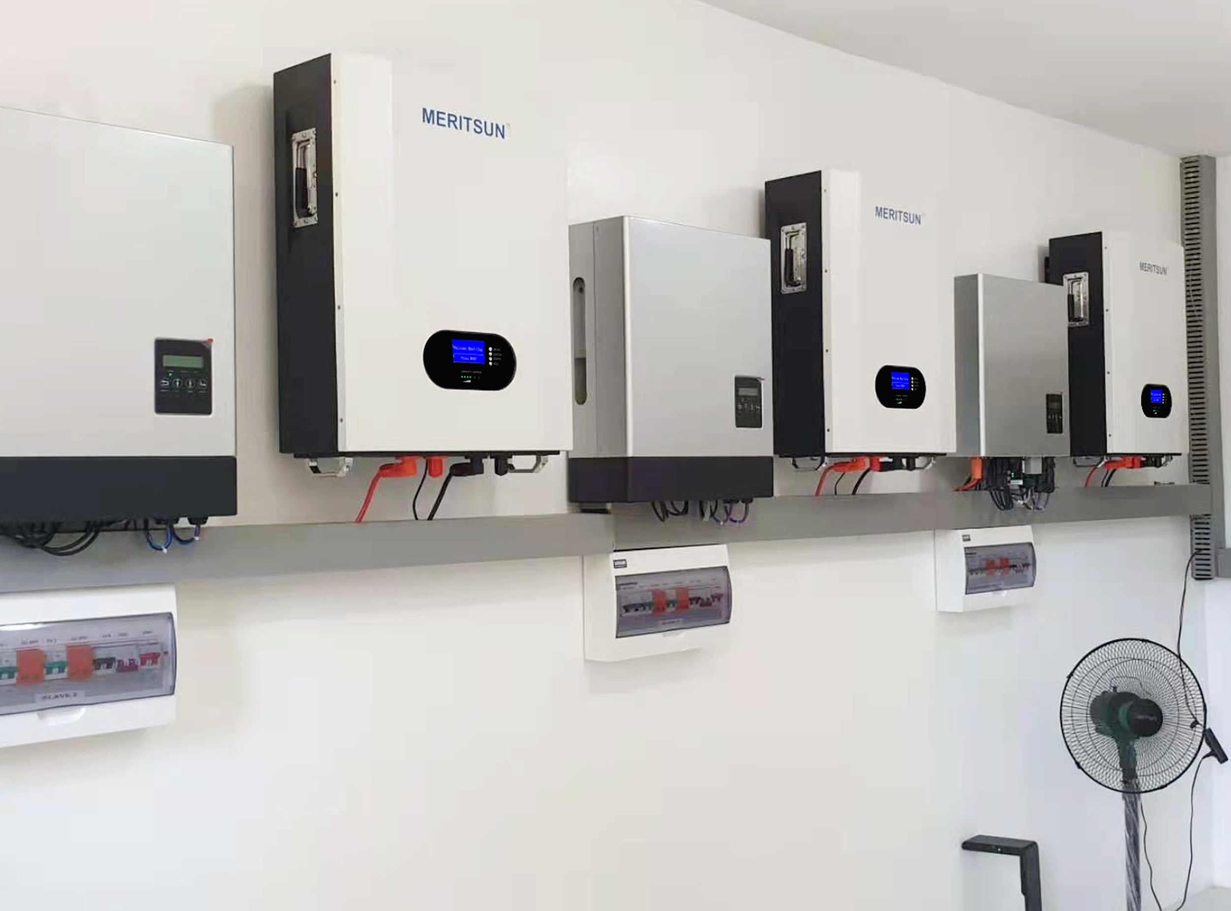 MERITSUN 30kWh POWERWALL LIFEPO4 BATTERY FOR HYBRID SOLAR SYSTEM IN PHILIPPINE
